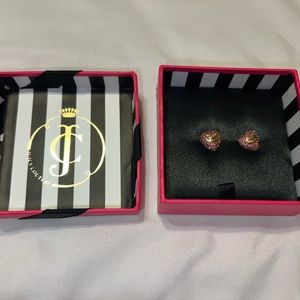 Juicy couture heart studs